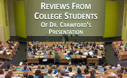 College Students Review Dr. Crawford’s Presentation on Stress and Anxiety
